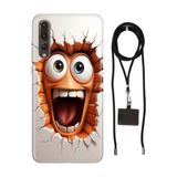 Senada Huawei P20 Pro ile Uyumlu Kılıf Funny Silikon İpli Boyun Askı Aparatı