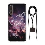 Senada Huawei P20 Pro ile Uyumlu Kılıf Gezegenler Silikon İpli Boyun Askı Aparatı
