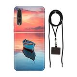 Senada Huawei P20 Pro ile Uyumlu Kılıf Gidelim Buralardan Silikon İpli Boyun Askı Aparatı