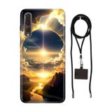 Senada Huawei P20 Pro ile Uyumlu Kılıf Güneşin Dansı Silikon İpli Boyun Askı Aparatı