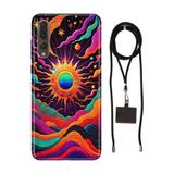 Senada Huawei P20 Pro ile Uyumlu Kılıf Magic Silikon İpli Boyun Askı Aparatı