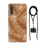 Senada Huawei P20 Pro ile Uyumlu Kılıf Olive Garden Silikon İpli Boyun Askı Aparatı