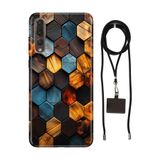 Senada Huawei P20 Pro ile Uyumlu Kılıf Petek Silikon İpli Boyun Askı Aparatı