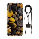 Senada Huawei P20 Pro ile Uyumlu Kılıf Renkli Taşlar Silikon İpli Boyun Askı Aparatı
