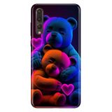 Senada Huawei P20 Pro ile Uyumlu Kılıf Resimli Desenli Silikon Bear Love