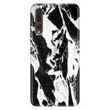 Senada Huawei P20 Pro ile Uyumlu Kılıf Resimli Desenli Silikon Bono Mermer