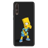 Senada Huawei P20 Pro ile Uyumlu Kılıf Resimli Desenli Silikon CRDSimpsonKarakters250