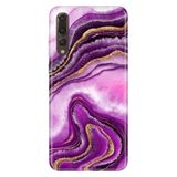 Senada Huawei P20 Pro ile Uyumlu Kılıf Resimli Desenli Silikon Pembe Ametist