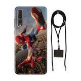 Senada Huawei P20 Pro ile Uyumlu Kılıf SpiderX4157878 Silikon İpli Boyun Askı Aparatı