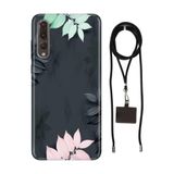 Senada Huawei P20 Pro ile Uyumlu Kılıf Spring Silikon İpli Boyun Askı Aparatı