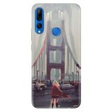 Senada Huawei Y9 Prime 2019 İle Uyumlu Kılıf Desenli Baskılı Silikon Kırmızılı Kadın