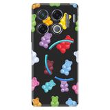 Senada Infinix Gt 20 Pro İle Uyumlu Kılıf İnfinix Desenli Silikon Baskılı Jelibon