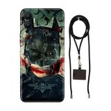 Senada Infinix Hot 12 ile Uyumlu Kılıf BruceWayne Desenli Silikon İpli Boyun Askı Aparatı