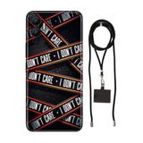 Senada Infinix Hot 12 ile Uyumlu Kılıf Care Desenli Silikon İpli Boyun Askı Aparatı