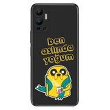 Senada Infinix Hot 12 ile Uyumlu Kılıf Desenli Baskılı Silikon Ben Aslında Yoğum