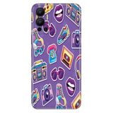 Senada Infinix Hot 12 ile Uyumlu Kılıf Resimli Desenli Silikon 90'lar Sticker