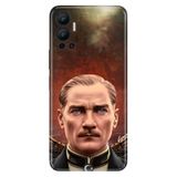 Senada Infinix Hot 12 ile Uyumlu Kılıf Resimli Desenli Silikon Asil Atatürk