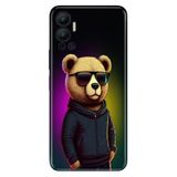 Senada Infinix Hot 12 ile Uyumlu Kılıf Resimli Desenli Silikon Cool Teddy
