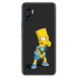 Senada Infinix Hot 12 ile Uyumlu Kılıf Resimli Desenli Silikon CRDSimpsonKarakters250