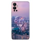 Senada Infinix Hot 12 ile Uyumlu Kılıf Resimli Desenli Silikon Enjoy Life