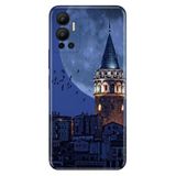 Senada Infinix Hot 12 ile Uyumlu Kılıf Resimli Desenli Silikon Galata Moon