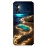 Senada Infinix Hot 12 ile Uyumlu Kılıf Resimli Desenli Silikon Golden Beach