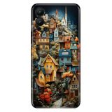 Senada Infinix Hot 12 ile Uyumlu Kılıf Resimli Desenli Silikon Köy