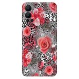 Senada Infinix Hot 12 ile Uyumlu Kılıf Resimli Desenli Silikon Leopare