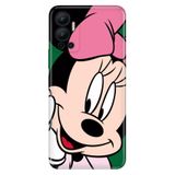 Senada Infinix Hot 12 ile Uyumlu Kılıf Resimli Desenli Silikon Minnie Smile