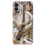 Senada Infinix Hot 12 ile Uyumlu Kılıf Resimli Desenli Silikon Paris