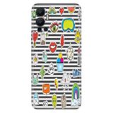Senada Infinix Hot 12 ile Uyumlu Kılıf Resimli Desenli Silikon Patches