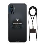 Senada Infinix Hot 12 ile Uyumlu Kılıf See Video Desenli Silikon İpli Boyun Askı Aparatı