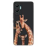 Senada Infinix Hot 12 İle Uyumlu Kılıf Silikon Desenli Resimli Uv Kapak Aile