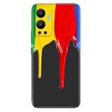 Senada Infinix Hot 12 İle Uyumlu Kılıf Silikon Desenli Resimli Uv Kapak Akan Boya
