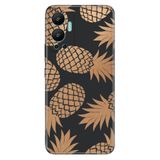Senada Infinix Hot 12 İle Uyumlu Kılıf Silikon Desenli Resimli Uv Kapak Ananas,Color461