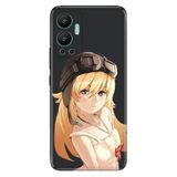 Senada Infinix Hot 12 İle Uyumlu Kılıf Silikon Desenli Resimli Uv Kapak Anime Pilot