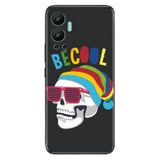 Senada Infinix Hot 12 İle Uyumlu Kılıf Silikon Desenli Resimli Uv Kapak Be Cool