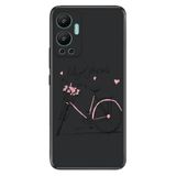 Senada Infinix Hot 12 İle Uyumlu Kılıf Silikon Desenli Resimli Uv Kapak Bike Like