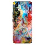 Senada Infinix Hot 12 İle Uyumlu Kılıf Silikon Desenli Resimli Uv Kapak Boyaların Dansı