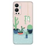 Senada Infinix Hot 12 İle Uyumlu Kılıf Silikon Desenli Resimli Uv Kapak Cactus Co