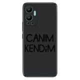 Senada Infinix Hot 12 İle Uyumlu Kılıf Silikon Desenli Resimli Uv Kapak Canım Kendim