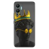 Senada Infinix Hot 12 İle Uyumlu Kılıf Silikon Desenli Resimli Uv Kapak Cool King