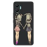 Senada Infinix Hot 12 İle Uyumlu Kılıf Silikon Desenli Resimli Uv Kapak Dost
