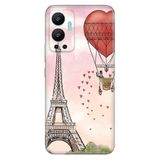 Senada Infinix Hot 12 İle Uyumlu Kılıf Silikon Desenli Resimli Uv Kapak Eiffel