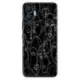 Senada Infinix Hot 12 İle Uyumlu Kılıf Silikon Desenli Resimli Uv Kapak Face