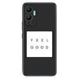 Senada Infinix Hot 12 İle Uyumlu Kılıf Silikon Desenli Resimli Uv Kapak Feel Good