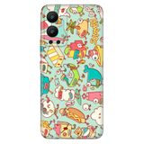 Senada Infinix Hot 12 İle Uyumlu Kılıf Silikon Desenli Resimli Uv Kapak Food Story