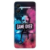 Senada Infinix Hot 12 İle Uyumlu Kılıf Silikon Desenli Resimli Uv Kapak Game Over