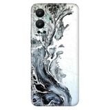 Senada Infinix Hot 12 İle Uyumlu Kılıf Silikon Desenli Resimli Uv Kapak Granit Mermer