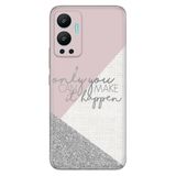Senada Infinix Hot 12 İle Uyumlu Kılıf Silikon Desenli Resimli Uv Kapak Happen
